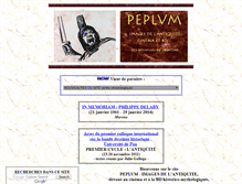 Tablet Screenshot of peplums.info